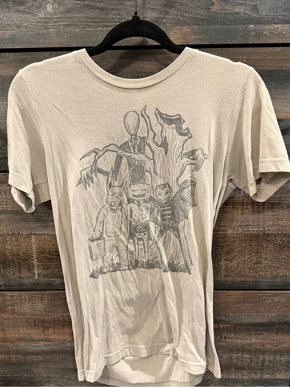 Slenderman Short-Sleeve Halloween Graphic Tee